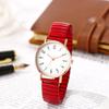 Women's Watch Cute Fashionable Accordion Strap Analog Display Stainless Steel Band Free Size Waterproof Quartz Watch Fashion Accessory - Birthday