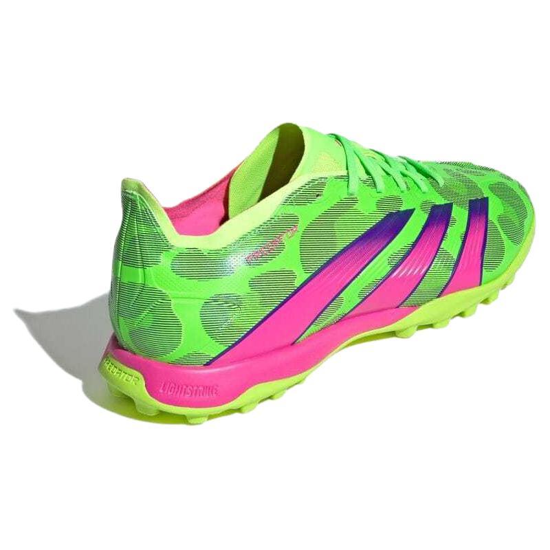 Adidas PREDATOR LEAGUE TF Turf Cushioning Abrasion Resistant Breathable Soccer Shoes Unisex Green Purple IF9422
