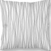 New Morandi Simple Abstract Style Pillow Linen Print Pillow Case Decorative Home Pillow Case