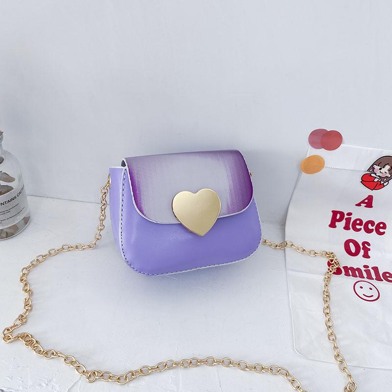 Stylish Mini Chain Bag For Kids In Black Pink White Purple Green Colors Perfect For Girls