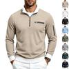 Men's Zip Up Sweatshirt with Stand Collar and Color Block, Loose Fit Long Sleeve Athletic Casual