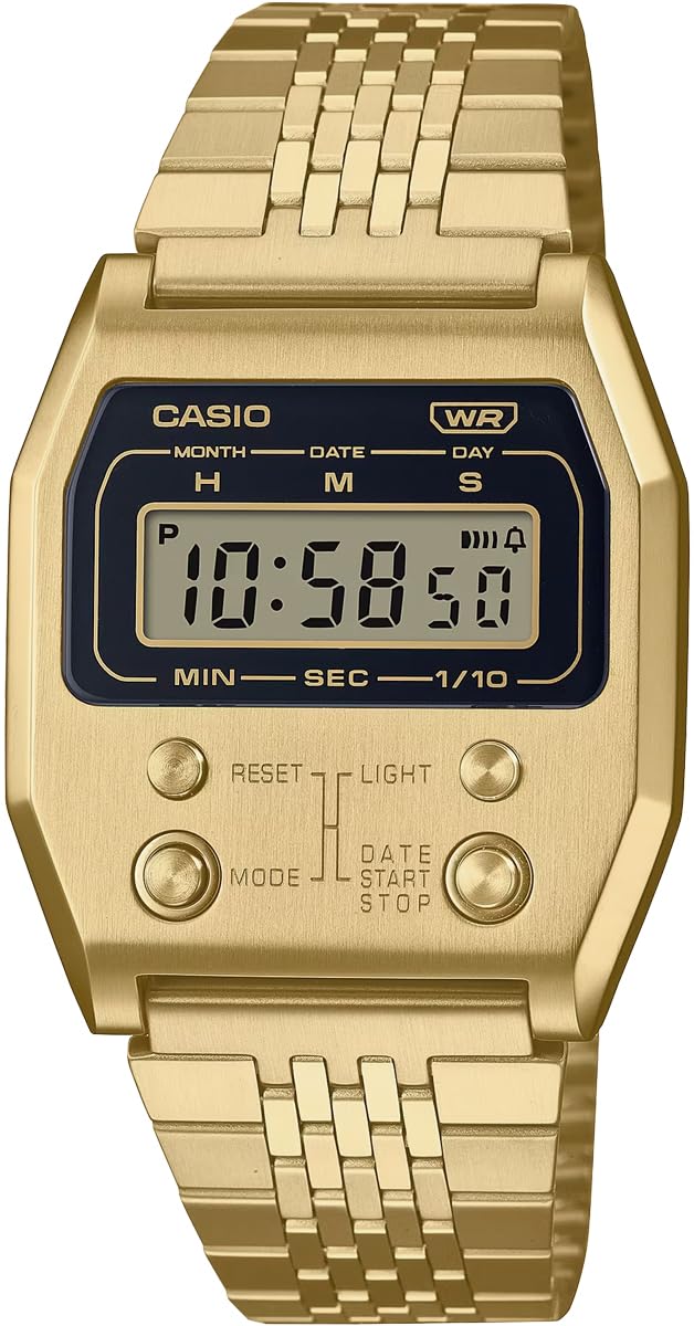 

Часы CASIO Digital Watch Vintage Series Reprint Design Unisex Gold Overseas Model [Casio] A1100G-5 [Товар]