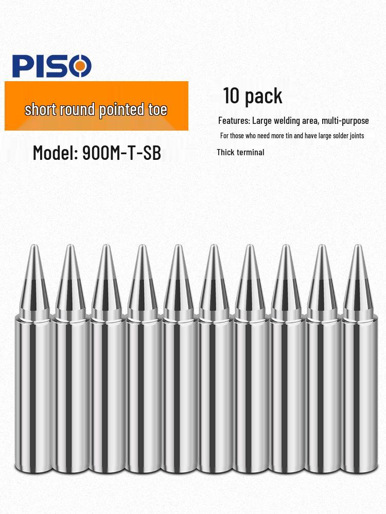 Lead-Free 936 Soldering Iron Tip, Constant Temperature, Internal Heating, 60W, Universal Needle Point, Horseshoe, Knife Shape.