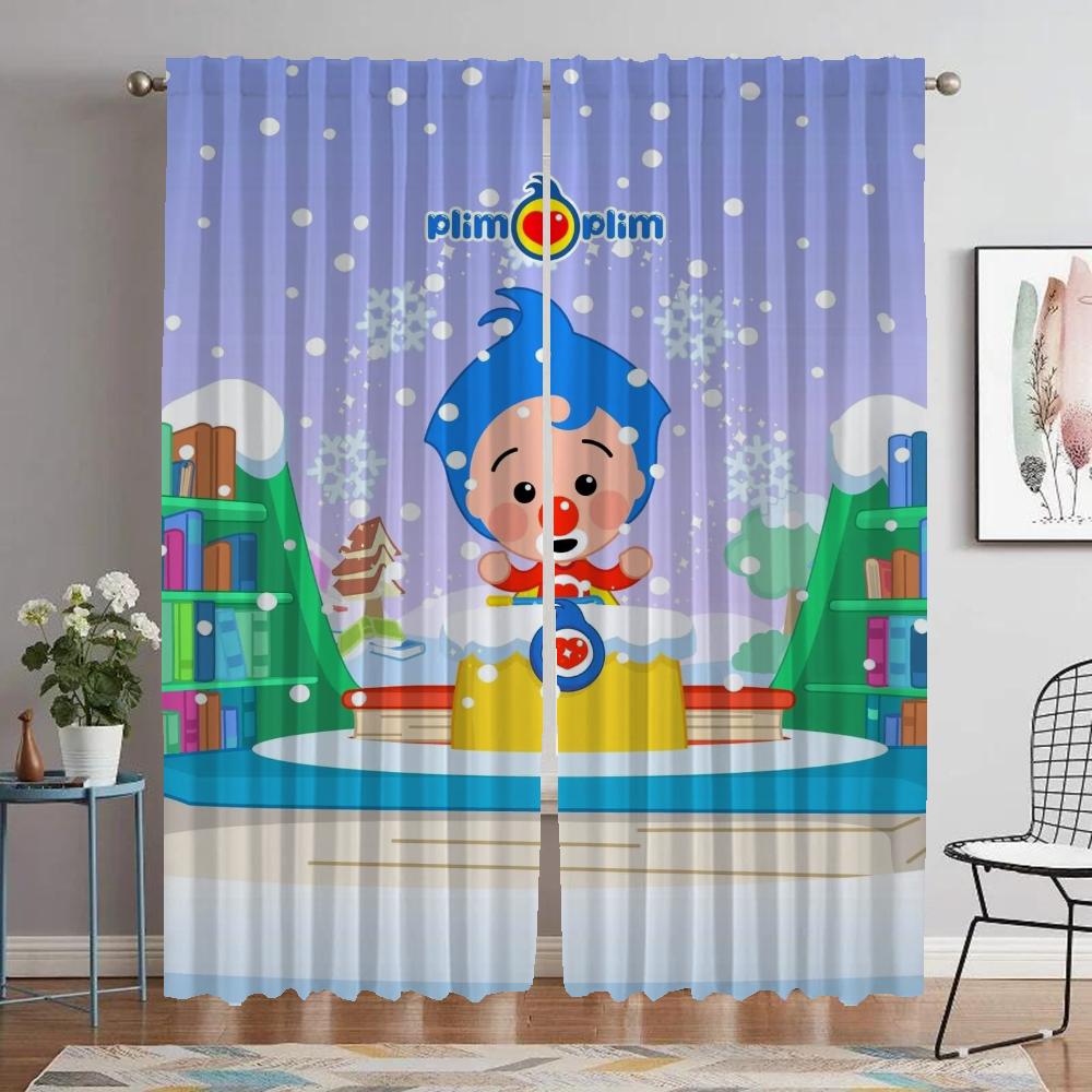 Kitchen Curtains for Living Room Plim Plim Home Interior Curtains 2 Pieces Tulle for Bedroom Window Curtain Partition Shades