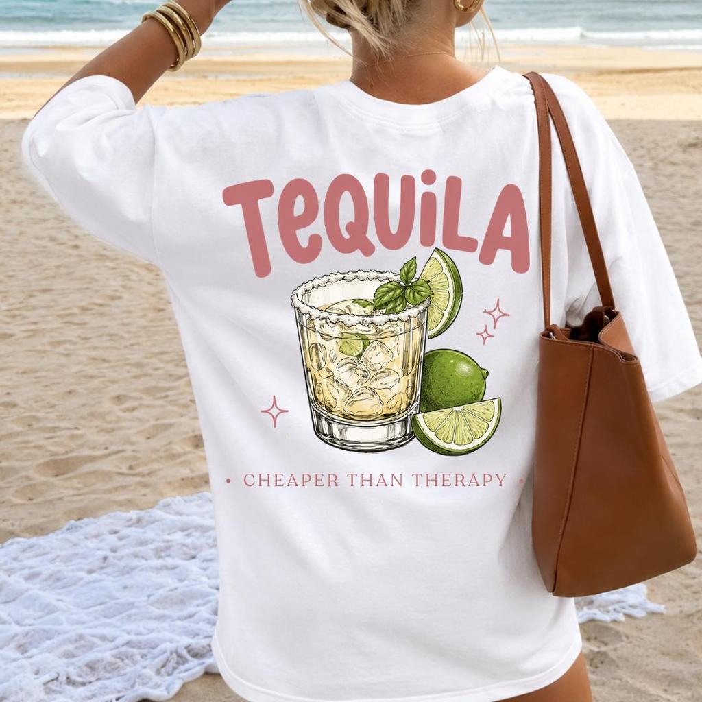 Tequila Shirt Funny Drinking Tee, Margarita Lover Gift Shirt, Girls Trip Party Tee, Beach Vacation Shirt, Summer Shirte