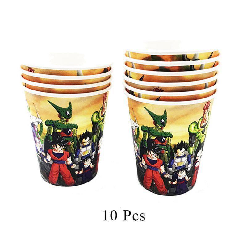 Z Ball Dragon Theme Party Decor Supplies Tableware Birthday Party Decorations