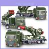 Inertia Childrens Military Car With Rocket Missile And Cannon For Developmental Play
