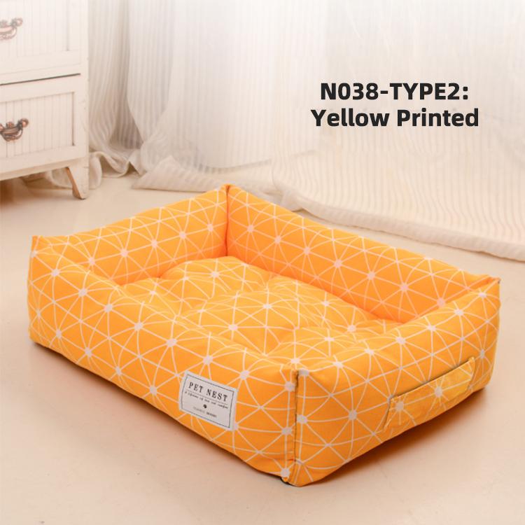 Dropshipping Long Faux Fur Pet Bed Comfortable Waterproof Plush Donut Round Dog Bed Soft Washable Cat Bed Removable Pet Cushion