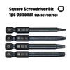 Screwdriver Bit Screwdriver Bit Square Head 1 Pc For Electric