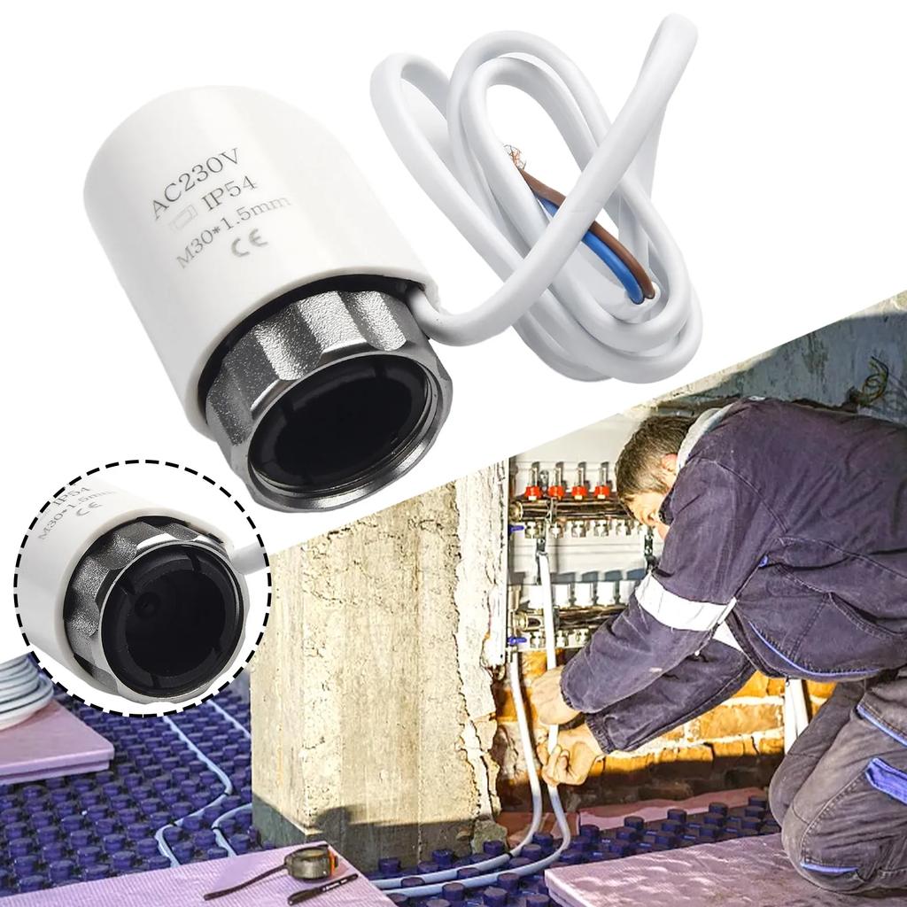 ~Elektrothermischer Stellantrieb AC230V ~M30*1,5mm Wasserverteilung ~Elektrischer Stellantrieb für ~Fußbodenheizung Heizkörperventil