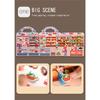 Children's Portable Quiet DIY Reusable Sticker Book Busy Jelly Paste Sticker Multi-scene Bubble Sticker Toys for Fun Learning