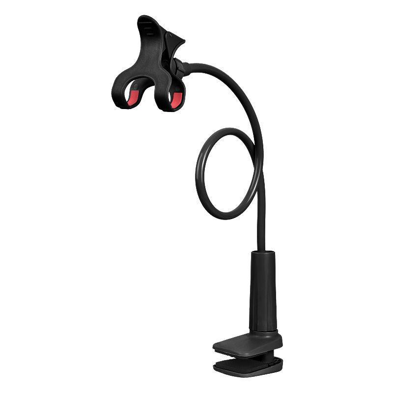 Adjustable Bedside Mobile Phone Holder with Multi-Function Broadcast Clip