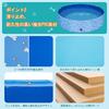 OWNPETS Folding Pet Pool, PVC Dog Pool, No Inflation Required for Kids, Portable, with Drain Plug, Easy Storage, Bathtub, Large Capacity, Suitable