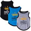 Pet Vest Puppy Summer Clothes Dog Cat Shirt Prince Boys Outfit Apparel Costume E