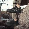 Modne buty do chodzenia z pokrętłem Męskie Outdoorowe Antypoślizgowe Buty Turystyczne Dla Mężczyzn Platforma Oddychające Buty Trekkingowe Męskie Buty Robocze