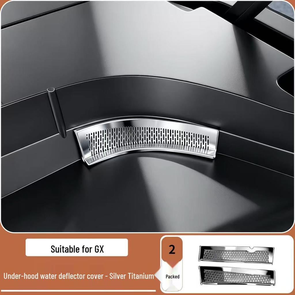 Stainless Steel Speaker Cover for Xiaopeng GX Car - Dust-Proof Interior Decoration