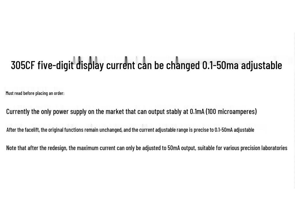 30V Adjustable DC Power Supply with Microamp Constant Current Output for Electronics Repair and Experimentation
