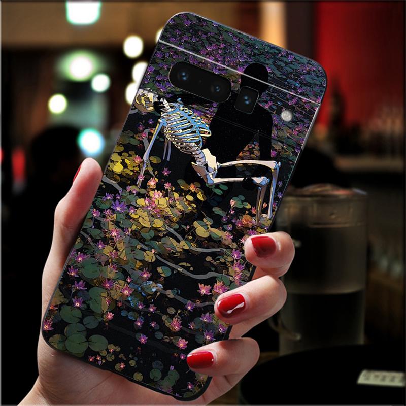 

Phone Case For Google Pixel 10 Pro 9 Pro XL 9A 8 7 6 Pro Pixel 8A 7A 6A Pixel 8 7 6 5 Skull Skeleton Google Pixel 9 Pro