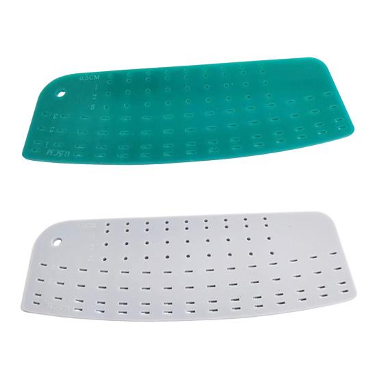 2 Pcs Hot Hem Ruler Fabric Ironing Heat-Resistant Hemmer with Scale Non-Slip Hemming Template for Clothes Steam