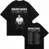 Cotton Vintage Bruno Mars The RoUnisextic Tour 2026 T Shirt Fashion UnisexWomen Retro Oversized Loose Tee Shirt Unisexs Clothing