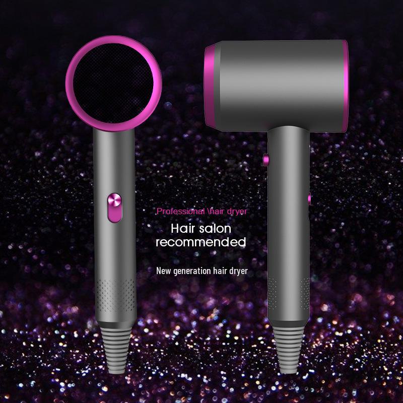Vysoce výkonný vysoušeč vlasů s modrým světlem, horký/studený vítr, vhodný pro použití v domácnosti, salonu nebo na koleji.