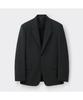 Customellow Black Relaxed Fit Wool Blended Setup Jacket Cwjas26221Bkx