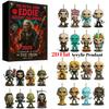 24 Days Eddie Advent Calendar 2025 Christmas Band Pendant Advent Calendar 24pcs 2D Flat Acrylic Pendant Figure Keychain