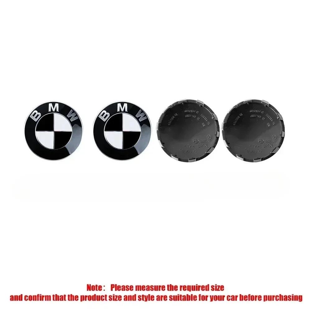 XWQP2 Car Sticker For BMW New 2025 4PCS 56/68mm ABS logo for automobile hub cover BMW 50th anniversary new x1 x3 x5 x7 1 2 3 5 7 seri