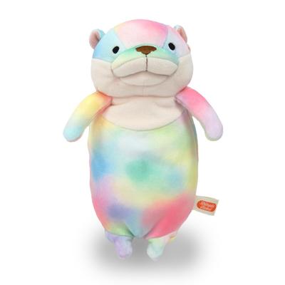 Shinada Global Mochi Series Mochi Kawauso Mochi Pen Pouch Rainbow 9 X 8 X 18cm Pen Pouch Otter Animal MPKW-0180R