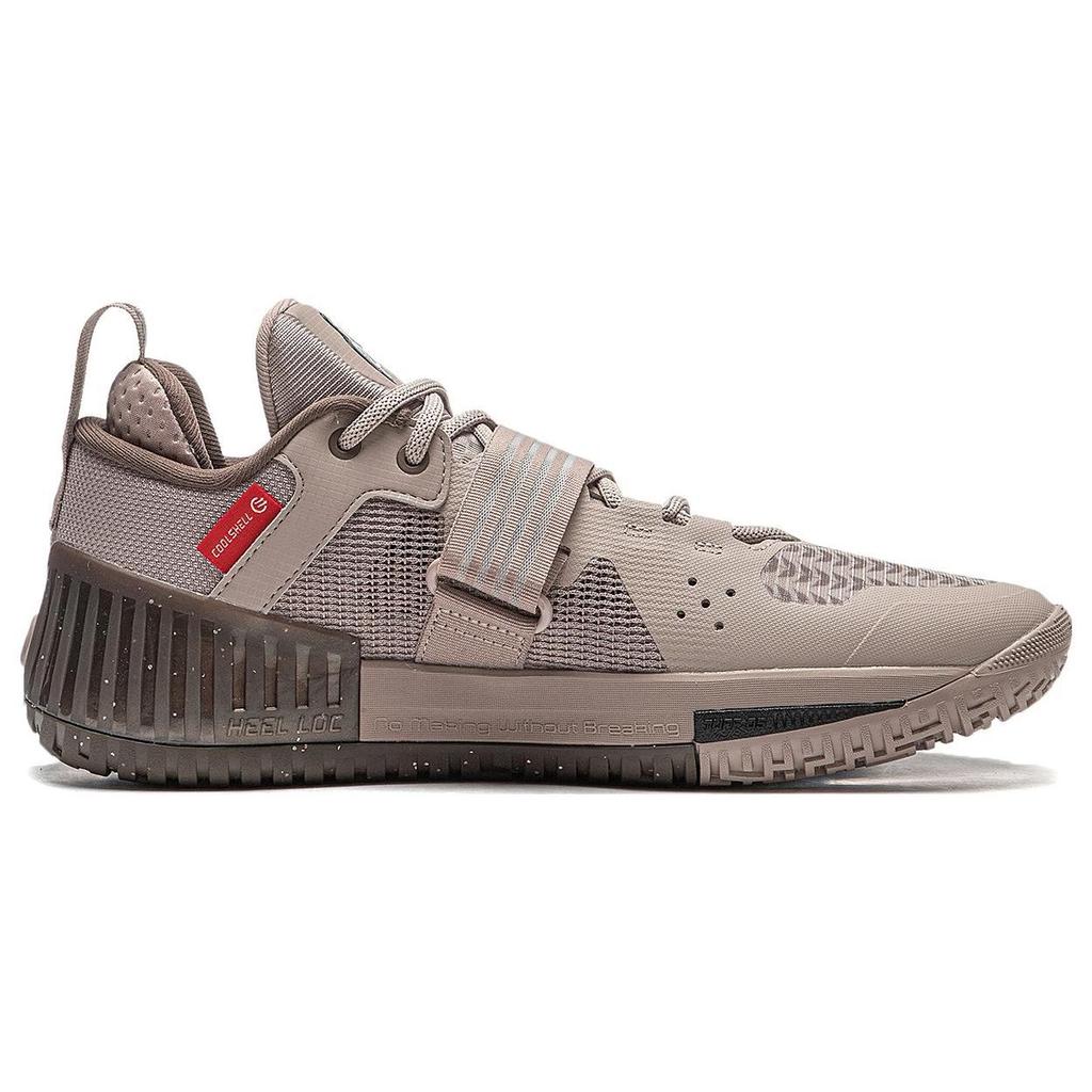 Li Ning Fury Trendy Comfortable Versatile Non-Slip Wear-Resistant Basketball Shoes Men Sneakers Brown ABFT019-8