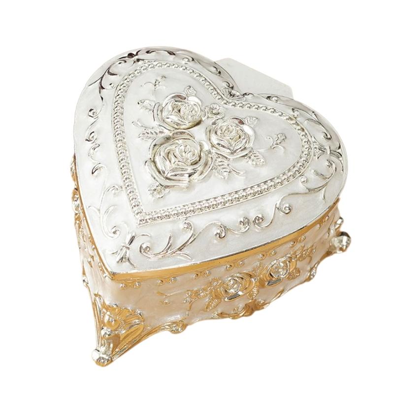 Sturdy Alloy Jewelry Organizers Featuring Ornate Carvings And Delicate Edges 1