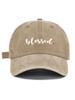 Pink Cat Mom Printed Baseball Cap Casual Adjustable Dad Hat For Outdoor Sports