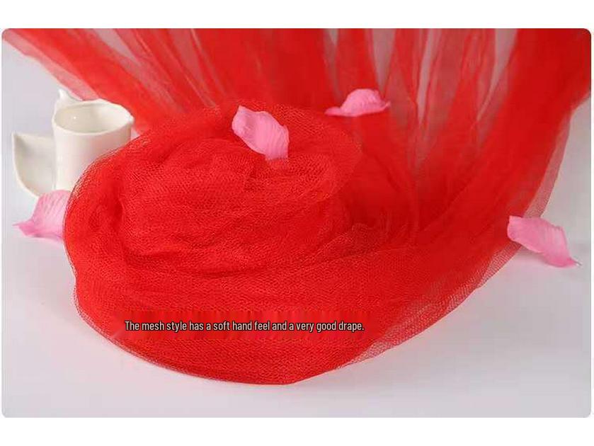 Wedding Gauze Curtain & Decoration with Floral Ball - Perfect for New Home & Stair Handrails, Free Shipping