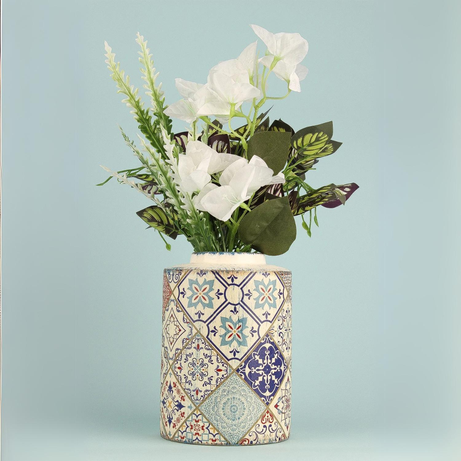 

Fou Handmade Ceramic Vase 17 cm різнокольорові кольору