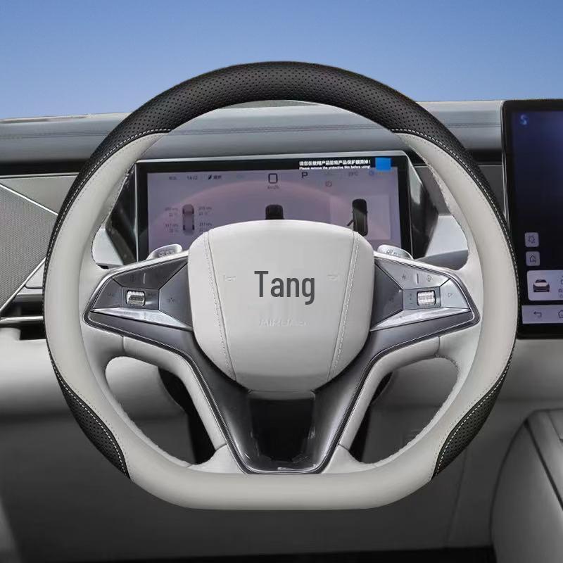 Husa Volan BYD Tang L: Piele Nappa, Anti-Alunecare, Accesoriu Interior DMI