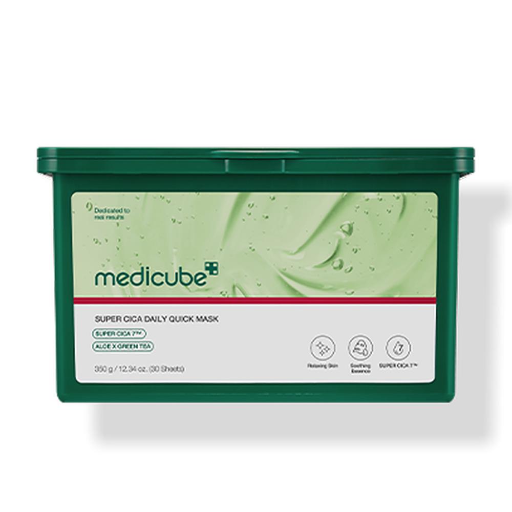Medicube Super Cica Daily Quick Mask 30pcs - Cica Soothing Daily Care Mask, Korean 30pcs