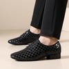 New Men's Checkered Modern Dance Casual Athletic Square Dance Latin Jive Dance Outdoor Soft Bottom Sneakermn