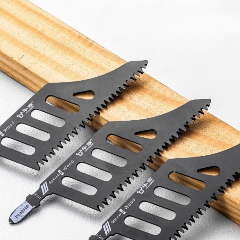 Universal T Shank Compatible with Most Jigsaws, Ideal for Wood, Plywood, Fiberboard, Corkboard - Multi-Purpose Saber Saw Blades