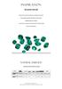 Classic Women's S925 Sterling Silver Emerald Ring - Light Luxury Egg-Shaped Gemstone Band