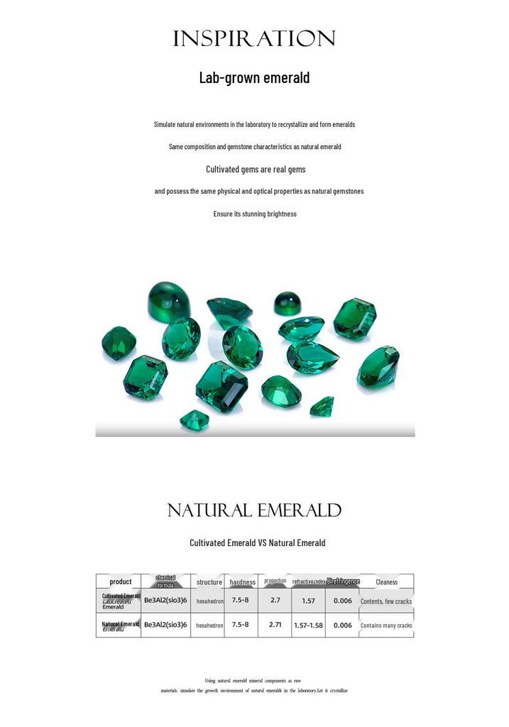 Classic Women's S925 Sterling Silver Emerald Ring - Light Luxury Egg-Shaped Gemstone Band