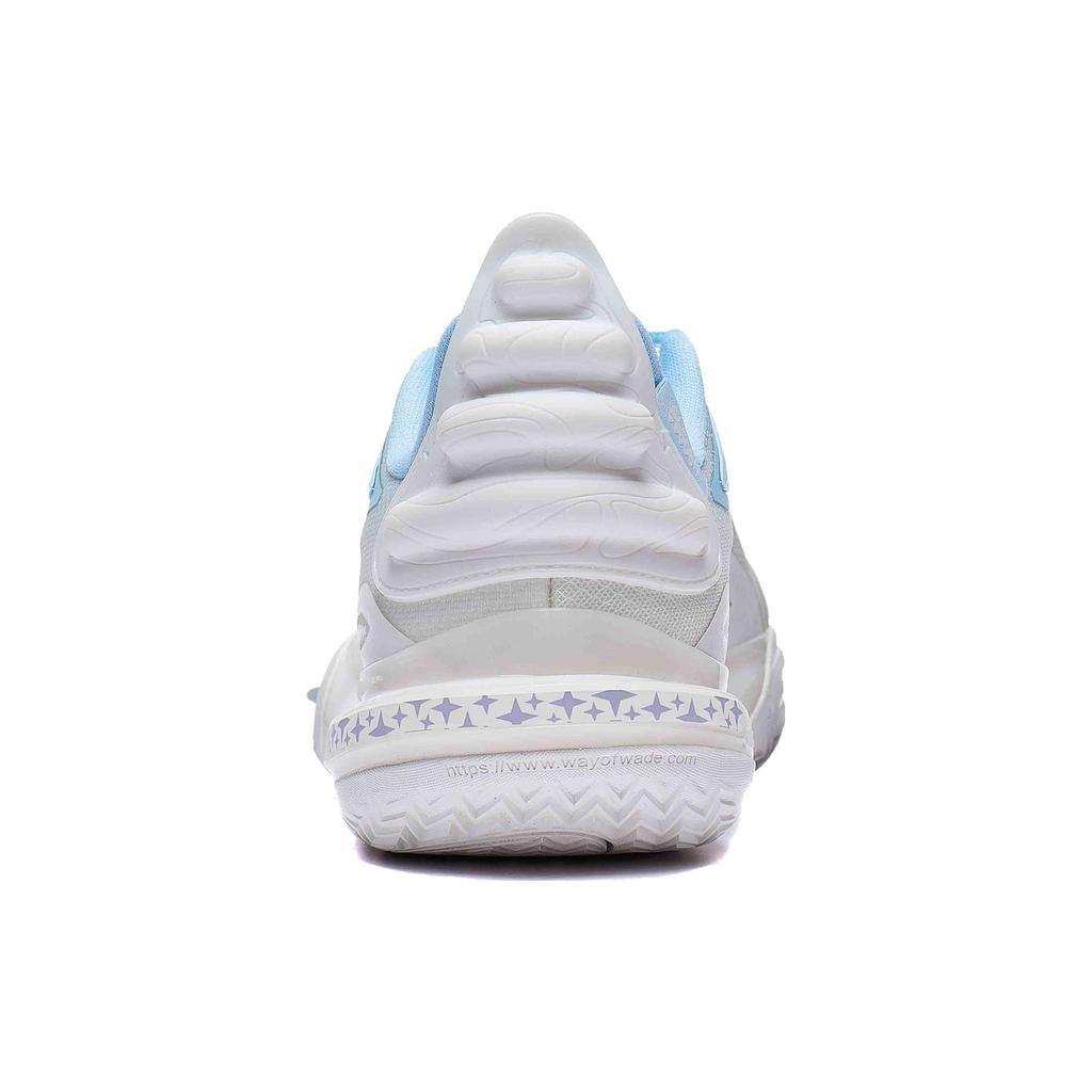 Li Ning Wade All City 11 V2 PU, Textile, TPU Cushioning, Wear Resistant Low top Basketball Shoes Men's Mist White ABAT093-4