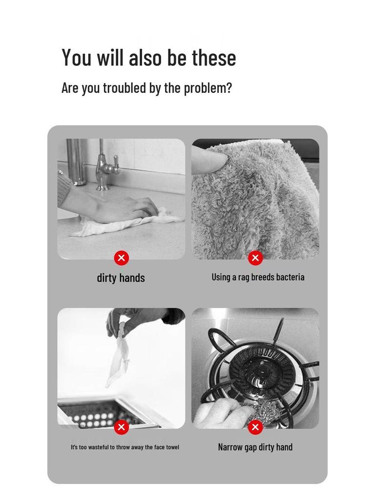 Rotating Mini Mop and Face Wash Towel - Hands-Free, Multifunctional Household Cleaning Tool