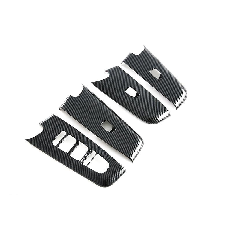 Car Styling Window Glass Lifting Buttons Frame Decoration Cover Trim For BYD Song Pro 2025 LHD Interior Accessories
