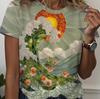 3D Printed Women's T-Shirt Casual Fashion Short Sleeve