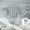 ZISIZ Thickened Glass Ice Bucket