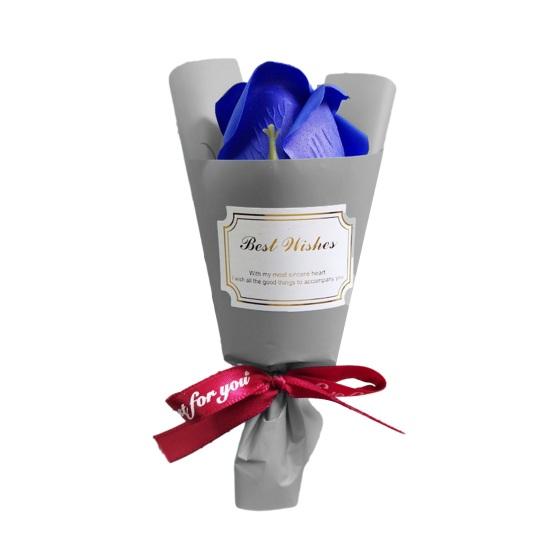 Mini Aromatherapie Seife Rosenstrauß Duftend Künstliche Konservierte Rose Blume Valentinstagsgeschenke für Frauen Freundin Mutter Ehefrau