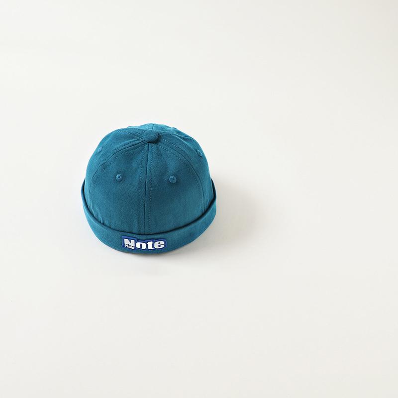 

Винтажные вышитые буквы детская шляпа без полей весенняя детская кепка для мальчиков и девочек хип-хоп кепка докер регулируемые детские шапочки 48-50cm