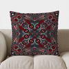 Exquisite Geometric Ethnic Pattern Double-sided Printed Pillow Cover Short Plush Suitable Living Rooms Sofas Throw Cushion Cover