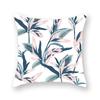 Pink plant series printed pattern cushion cover for home living room sofa car decoration square polyester pillowcase