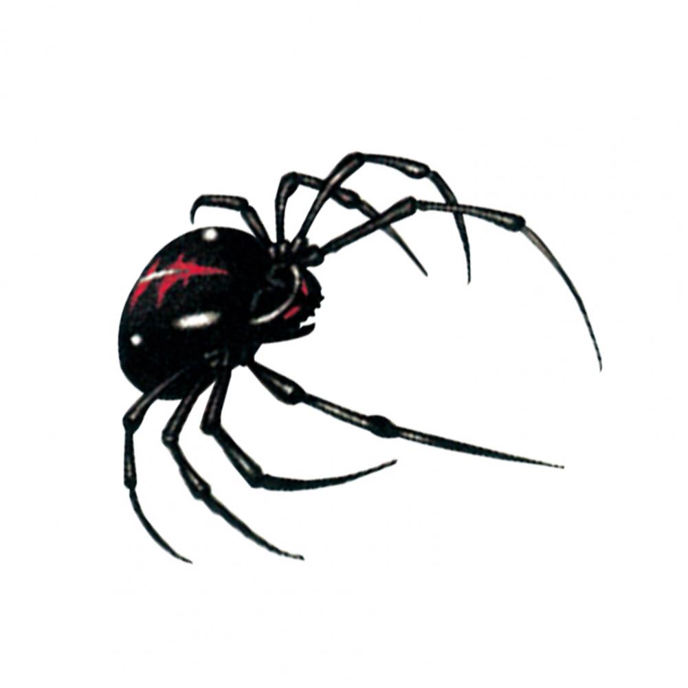 Autocolante tatuaje temporare 3D păianjen impermeabile artă corporală pentru gât braț spate autocolante tatuaje păianjen realiste pentru petreceri de Halloween